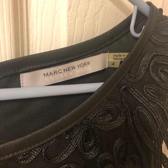 Marc New York | lace-detail little black dress - Picture 6 of 6